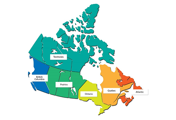 Geographical Region of Canada